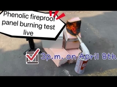 Badanie ogniowe dla paneli z kanapką w czystym pokoju