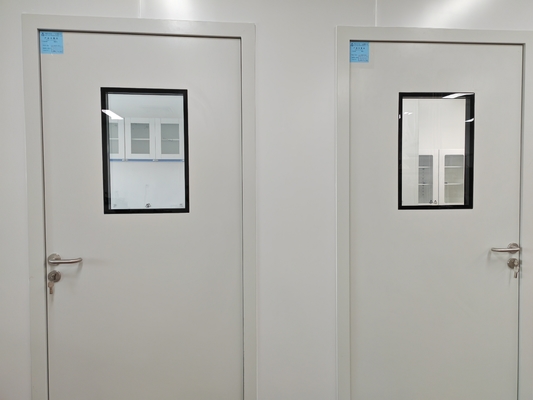 kupować Modułowe drzwi do czystych pomieszczeń ze stali Hermetyczne drzwi swingowe 250 mm grubość ściany do laboratorium online manufacture