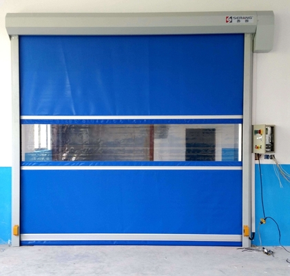 kupować Elektryczne drzwi z szybkim rozkładem z PVC, odporność na wiatr dla magazynu logistycznego online manufacture
