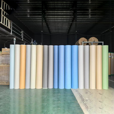 kupować Huaao Pvc Winyl Podłoga Rolka Tanie 2mm Homogeniczne PVC Linoleum Rolka Podłogi do Szpitala Sala Taneczna Siłownia Pomieszczenie Czyste online manufacture