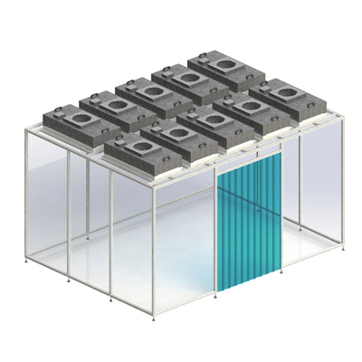 kupować Huuao Pharmaceutical Clean Booth Hard Wall Modular Mobile Cleanroom Custom Cleanroom Softwall Portable HVAC Modular Clean Room Mini Cleanroom online manufacture