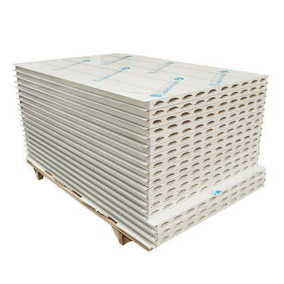 kupować Huaao Fireproof Waterproof Aging Resistant Deformable and Easy Splicing of Magnesium Sulfide Purification Color Steel Sandwich Panel online manufacture