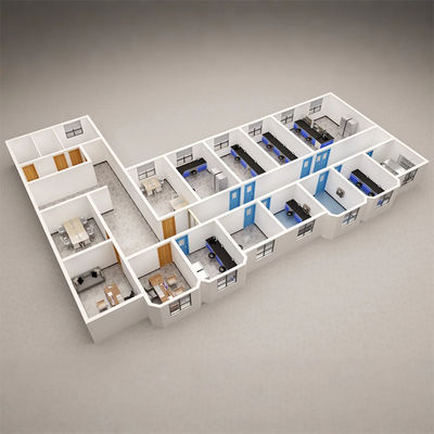 kupować Huuao ISO Medical Packing Pharmaceutical Cleanroom System Project, GMP Standard Clean Room z konkurencyjną ceną klasy 100 do 100000 Dostawca projektów Cleanroom online manufacture