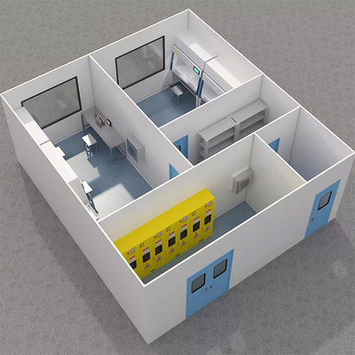 kupować Huuao Clean Room Producent GMP Standard Modular Cleanroom Project Supplier for Hospital Room/Operating Theatre Powder Coated Steel Panel Cleanroom Project for Pharmaceutical online manufacture