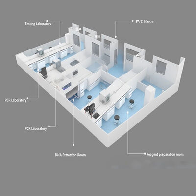 kupować HUAAO Modern GMP Standard Modular Cleanroom ISO5-ISO9 Fireproof Producent Dostawca projektów dla szpitalnych laboratoriów Budowa produkcja online