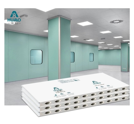 GMP odporność na uderzenia Mgo tablicę ścienną Cleanroom Sandwich Panel dla fabryki żywności