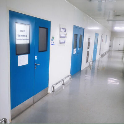 HUAAO Nowoczesny Modularny Pomieszczalnia Czystego Pokoju Wykorzystanie farmaceutyczne Dostosowane ISO5-9 Szybka instalacja Ognioodporny przyjazny dla środowiska