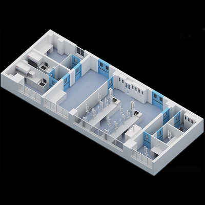 HUAAO Rdzeń poliuretanowy Ognioodporny Lekkie ekologiczne Minimalistyczne Szpitale Czyste pomieszczenie Czyszczenie pyłu warsztaty paneli kanapkowych